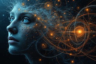 Artificial Intelligence will impact the EU AI Act. Woman with artificial brain