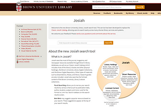 Josiah Search Tool