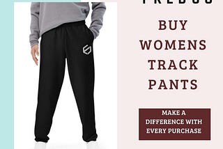 Upgrade Your Workout Gear: fredjo clothing Women Track Pants