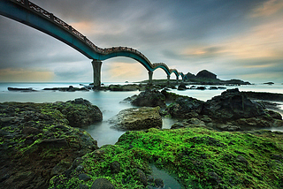 Sansiantai footbridge — Taitung County, Taiwan.