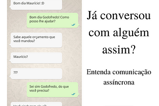 Comunicação Síncrona e Assíncrona