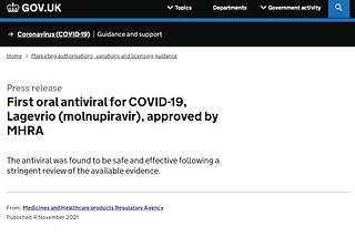 The world’s first oral anti-coronavirus drug