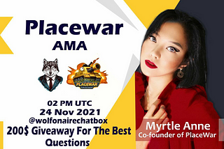 Wolfonaire Chatbox : AMA With Placewar (24th November, 2021)