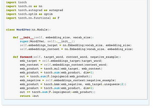 Word2Vec using AllenNLP