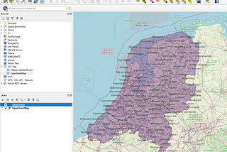 PDOK Data Sets in QGIS using QGIS Plugin