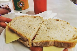 How a ham and cheese sandwich saved my holiday