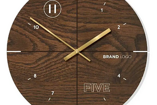 2023 New Nordic Mdf Wood Wall Clock