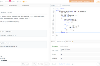 704. Binary Search