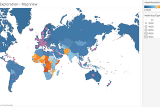 Exploratory Visual Analysis of the World Indicators Dataset