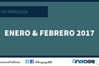 Lecciones de Asuntos Públicos de Enero & Febrero 2017