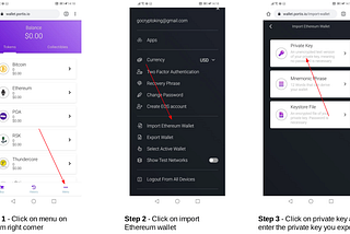 Integrating Portis Wallet