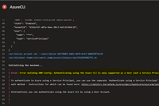Troubleshoot Azure Authentication with Terraform in DevOps Pipelines