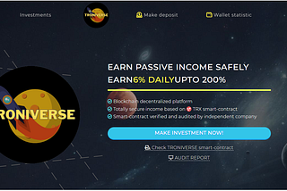 NEW RISING PROJECT — TRONIVERSE