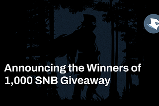 Announcing the Winners of 1,000 SNB Giveaway