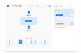 Case study: Identity and UX/UI design for a scrum poker web application