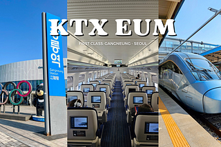 รีวิวรถไฟความเร็วสูง KTX Eum ชั้น First Class จาก Gangneung ไป Seoul