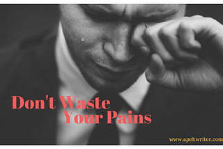 Don’t Waste Your Pains