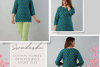 Breathable Comfort: Cotton Night Suits for Women