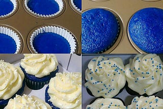 Yummy Blue Velvet Cupcakes Recipe For Dummies / No Mixer Needed