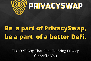 Choose PrivacySwap for your safety and security