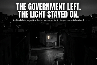 The Blockchain Project That Funded a Women's Shelter the Government Abandoned