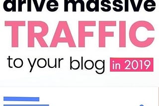 drive traffic to your blog
