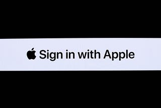 iOS 13 — Sign In with Apple ID