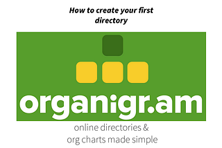How to set up a directory