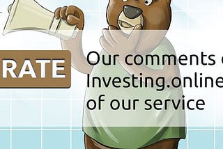 Our comments on Investing.online review of our service