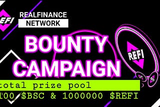 Realfinance Bounty program