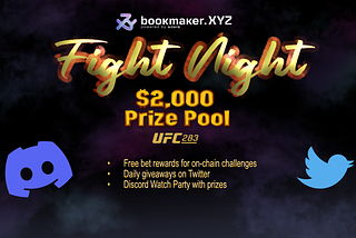 bookmaker.XYZ — Fight Night — $2,000 Prize Pool