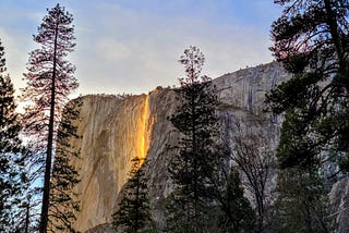 Catching the Firefall at Yosemite