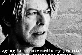 David Bowie on Aging