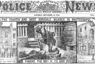 Top portion of the The Illustrated Police News — September 15, 1888