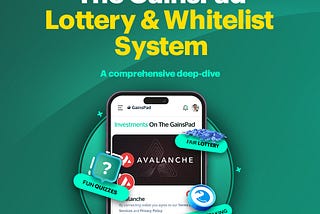 The GainsPad Lottery & Whitelist System 🎰