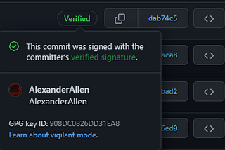 Sign your commits on Github