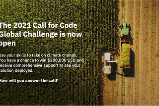 Why participate in 2021 Call for Code Global Challenge?