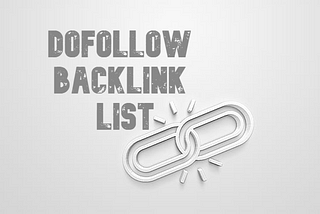 Dofollow Backlink Site List