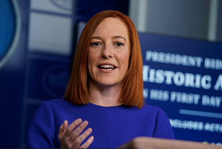 The Un-glamming of the White House Press Secretary: Jen Psaki’s Nude Matte Lip.