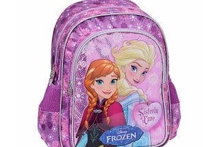 Frozen Elsa Karlar Ülkesi Çantalarıyla Artık Okula Gitmek Daha Eğlenceli