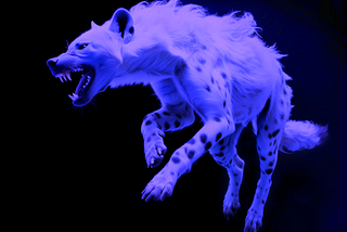 the blue hyena.