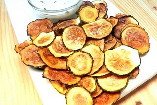 Low-Carb Zucchini Chips — Appetizers and Snacks — Zucchini Appetizer