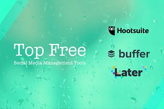 Top Free Social Media Management Tools header image with logos