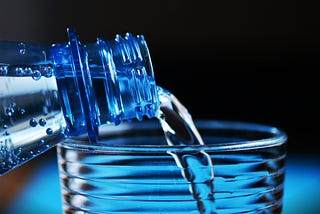 Bottled water or tap water? Remember, one is free.