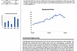 Qualcomm Equity Report