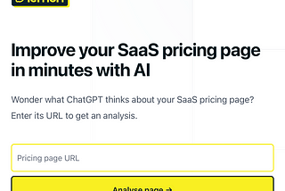 Find out what ChatGPT thinks about your SaaS pricing page?