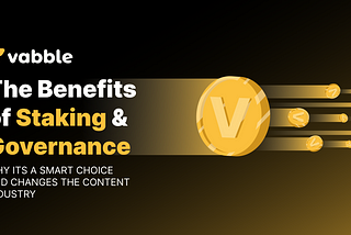 The Benefits of Staking and Governance For Content Distribution.