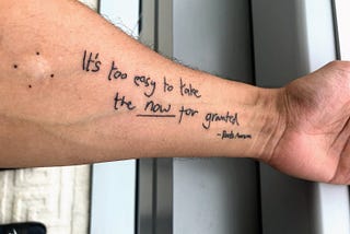 A tattoo, a breakdown and learning to love myself: a first attempt at writing about mental health