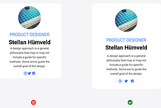 How to improve your card style with spacing