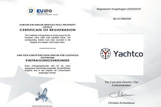 Yachtco Trademark Registration